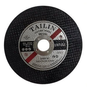 Tailin Cutting Disc 6" (150 mm x 3mm x 22.23mm) A30R-BF (1pc & 50pcs/Box)