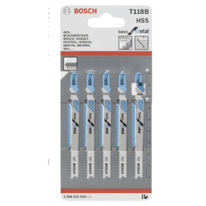 Bosch Jigsaw Blade T118B Model: 2608631014