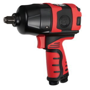 Shinano 1/2" Dr. Pneumatic Impact Wrench w/ Muffler SI-1490BSR Made in Japan