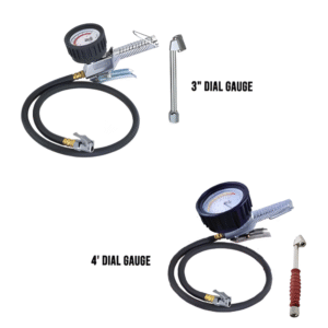THB Tire Inflator Pressure Gauge