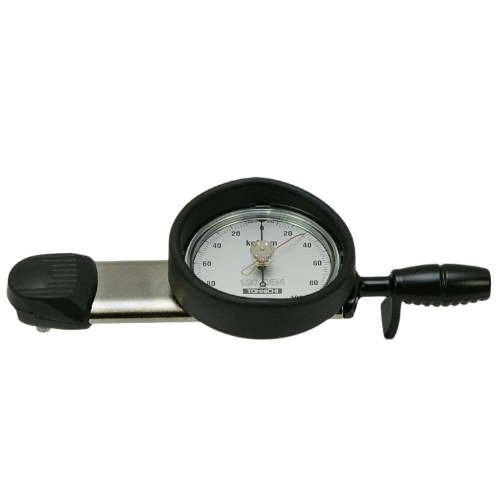 Tohnichi 1/4" Dr. Dial Indicating Torque Wrench Model: 120DB4-S Made in Japan