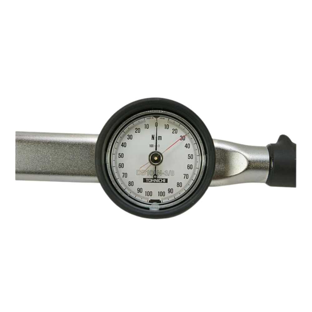 Tohnichi 3/8" Dr. Dial Indicating Torque Wrench Model: DB100N-3/8-S Made in Japan