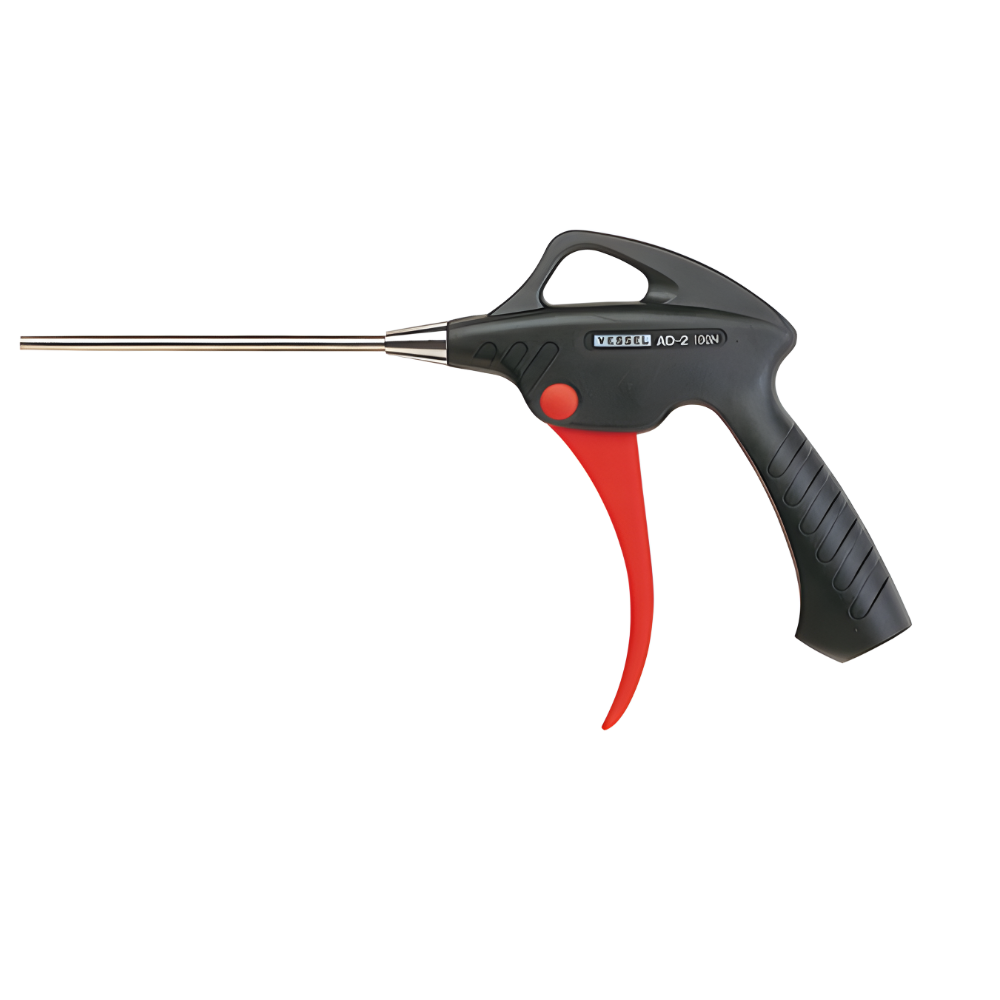 Vessel Pistol Grip Air Blow Off Gun with Long 4” Nozzle Model: AD-2 100A Made in Japan