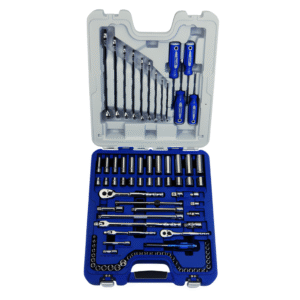 Williams 89pcs 1/4" & 3/8" Deluxe Metric Tool Set w/ Combination Wrench & Screwdriver in Rugged Case System Model: 50622 Made in USA
