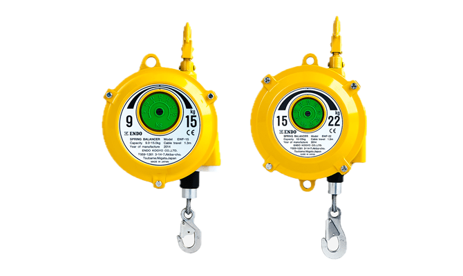 Endo EWF Series Spring Balancer with Safety Device Made in Japan - Image 2