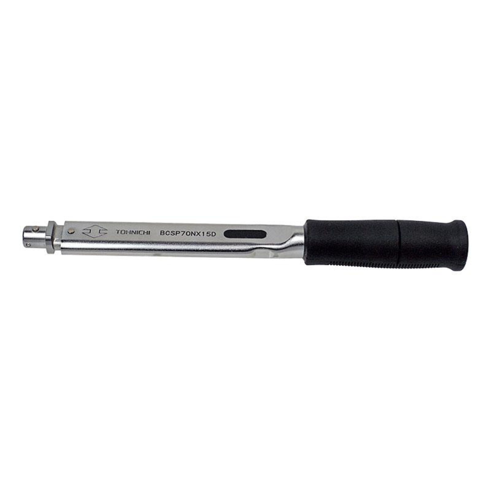 Tohnichi BCSP70NX15D Torque Wrench Both Directions and Interchangeable Head Type Preset Torque Wrench Made in Japan