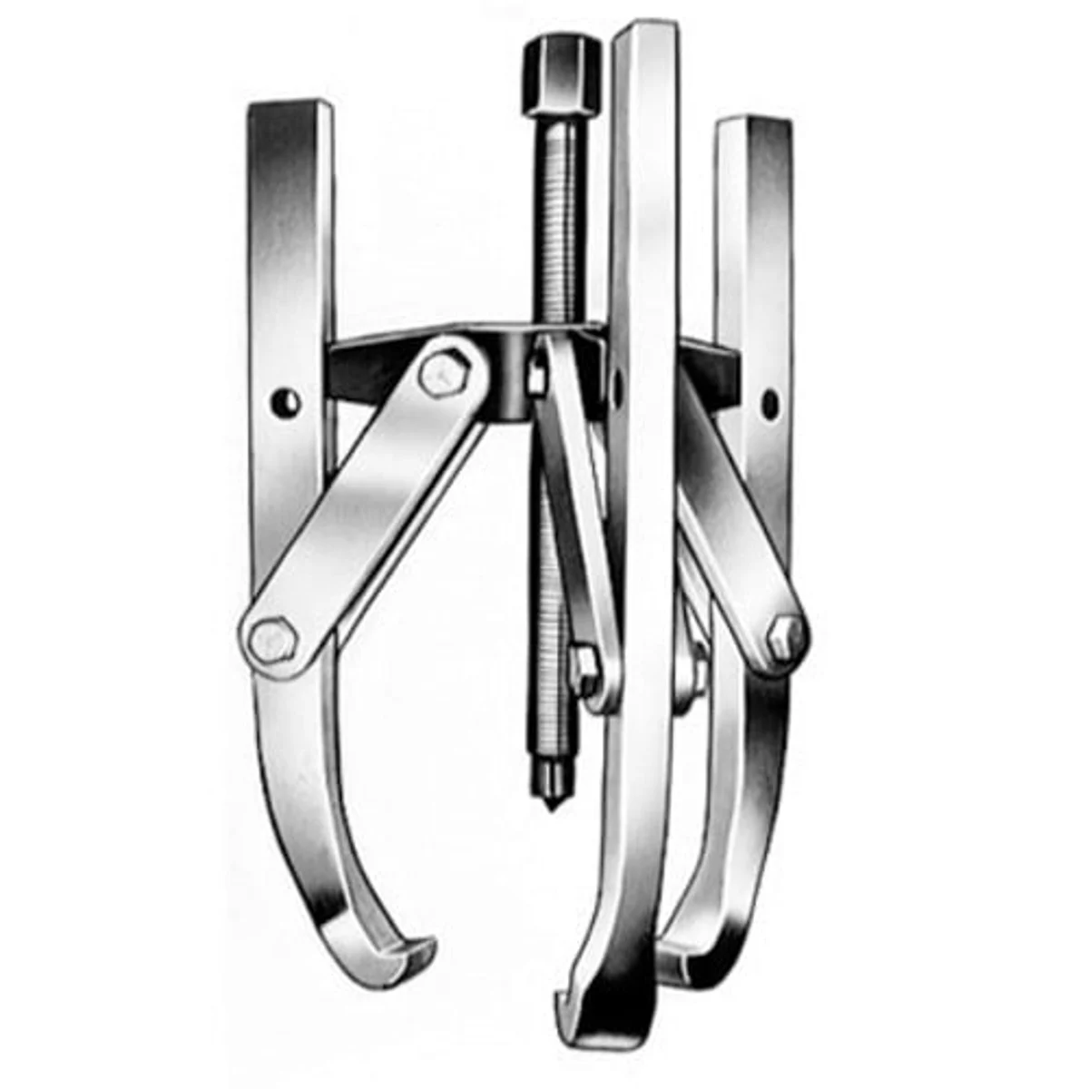 Power Team 3 Jaw Mechanical Puller Long Type 25 Ton Cap. Model: 1050 Made in USA