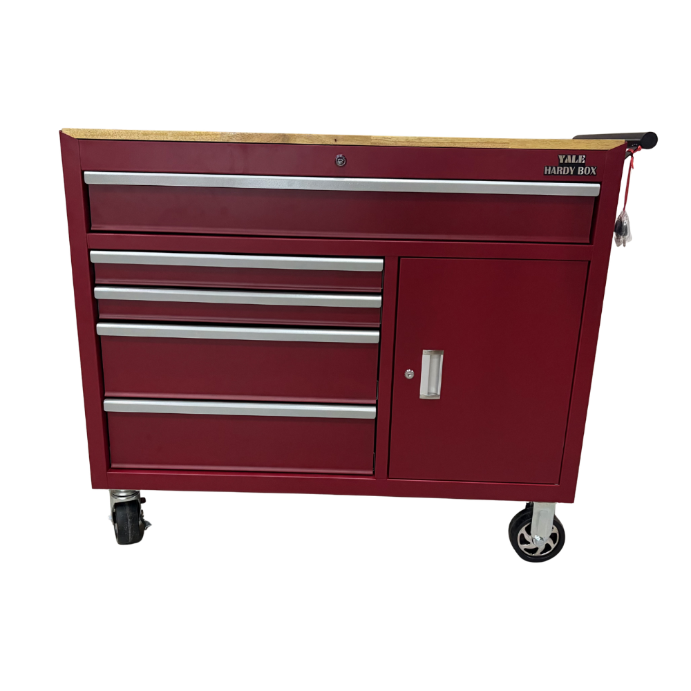 Yale Hardybox Heavy Duty 5 Drawer Tool Storage with Cabinet