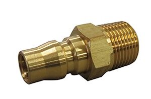NKC NL Series Quick Connect Male Thread Brass Coupler Plug Model PM Made in Japan