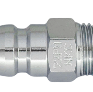 NKC NL Series Quick Connect Male Thread Stainless Steel Coupler Plug Model PM Made in Japan