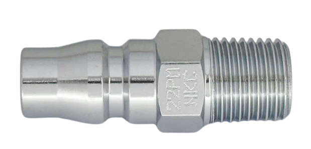 NKC NL Series Quick Connect Male Thread Stainless Steel Coupler Plug Model PM Made in Japan