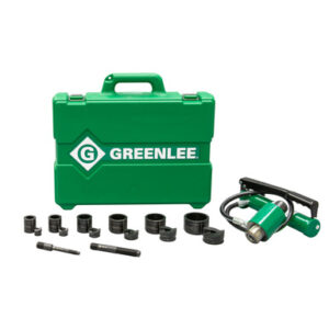 Greenlee 11-Ton Hydraulic Knockout Kit with Hand Pump and Slug-Buster® 1/2" - 2" 7306SB Made in USA