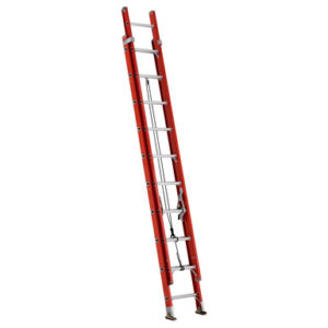 Ridigd Fiberglass Extension Ladder 300lbs. Capacity Made in USA