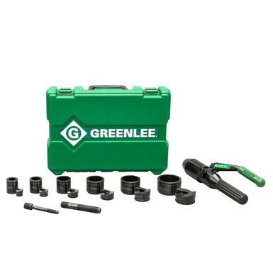 Greenlee Quick Draw 8-Ton Hydraulic Knockout Kit with SlugBuster® 1/2" to 2" 7806SB Made in USA