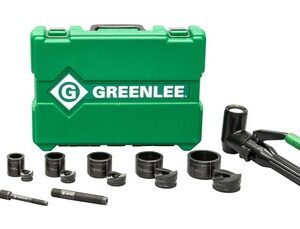 Greenlee Quick Draw 90® 8-Ton Hydraulic Knockout Kit with SlugBuster® 1/2" to 2" 7906SB Made in USA