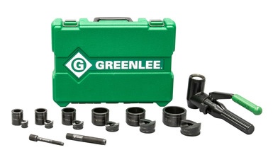 Greenlee Quick Draw 90® 8-Ton Hydraulic Knockout Kit with SlugBuster® 1/2" to 2" 7906SB Made in USA