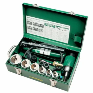Greenlee 1/2" - 2" Conduit Size Slug-Splitter Knockout Punch Kit with Hydraulic Ram and Hand Pump 7506  Made in USA
