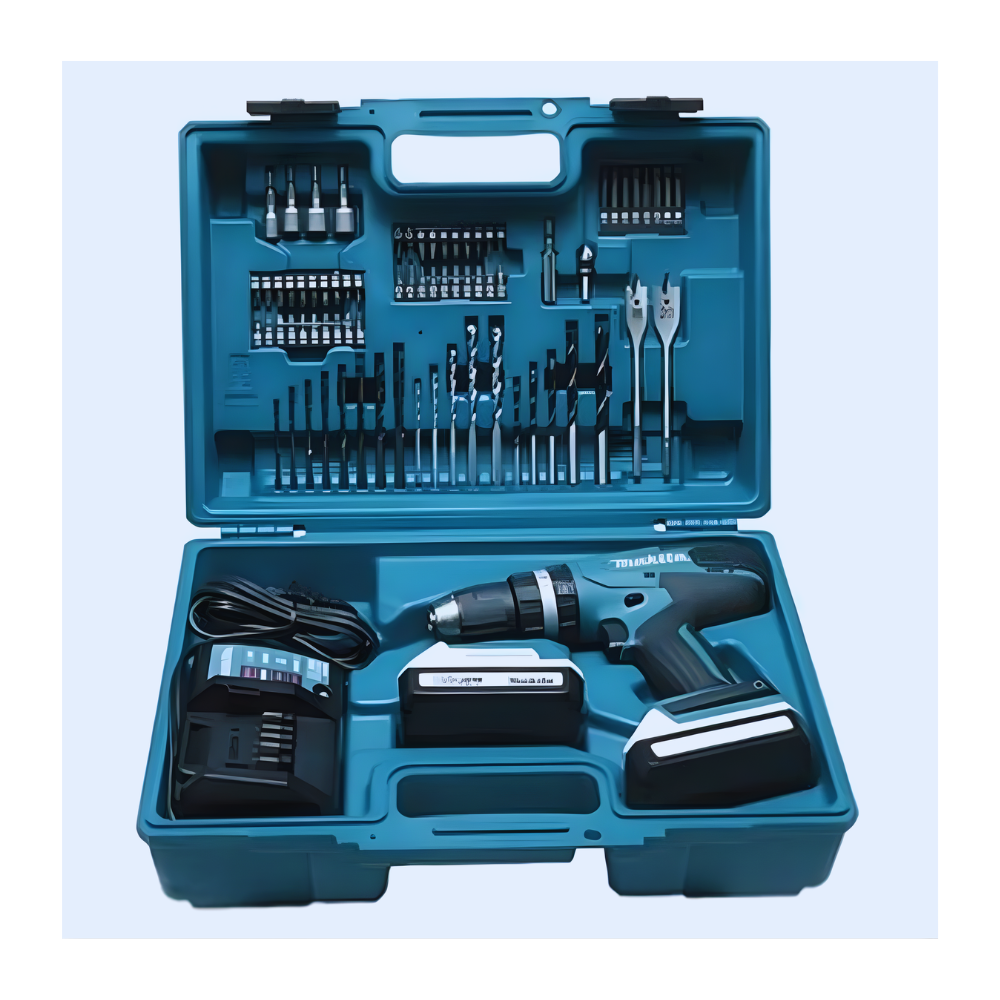 Makita HP488D003 Cordless Hammer Driver Drill 18V G-Series 13mm (1/2") Kit Set with Assorted Accessories
