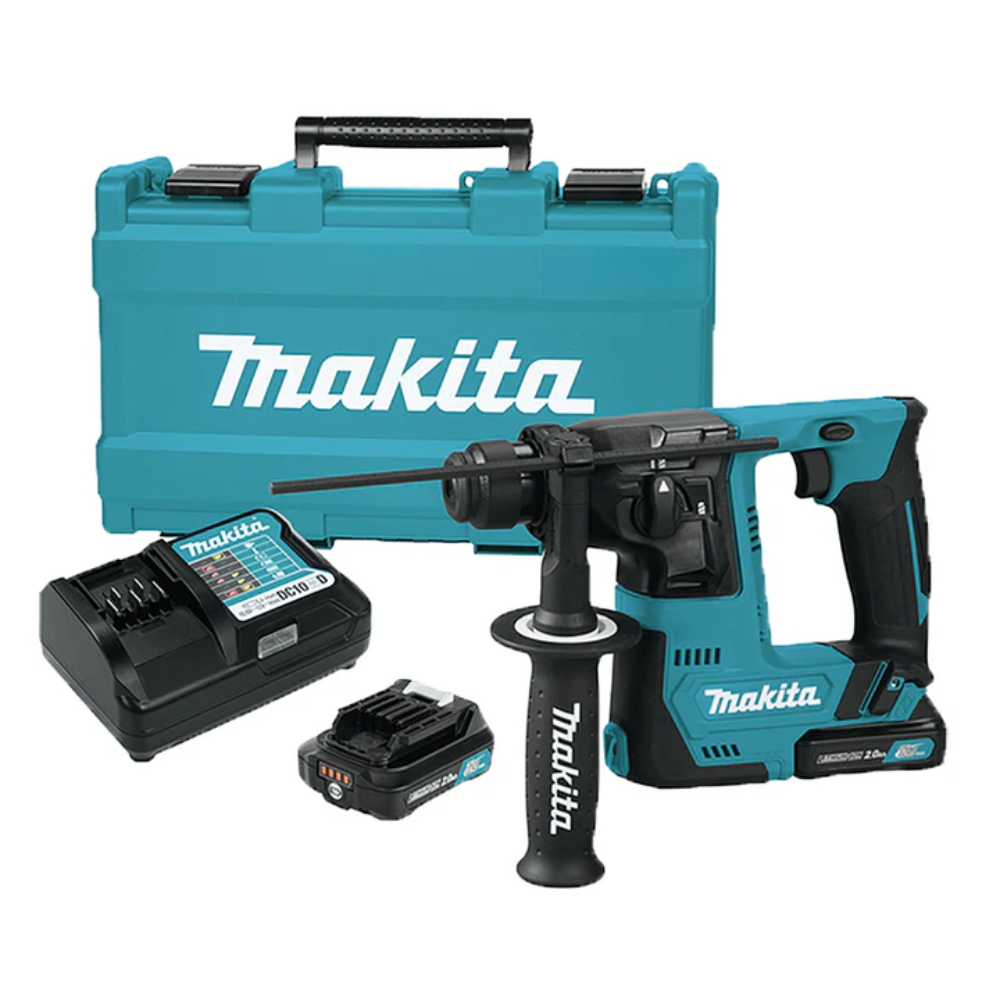 Makita HR140DWYE1 Cordless Rotary Hammer 12Vmax CXT Li-Ion 14mm (9/16″)