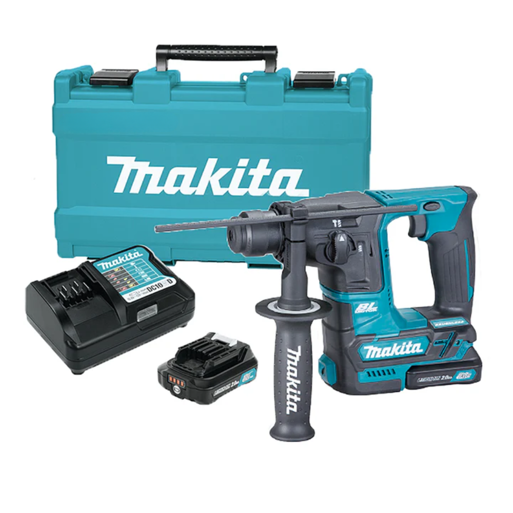 Makita HR166DWYE1 Cordless Rotary Hammer 12Vmax CXT Li-Ion 10mm (3/8″)