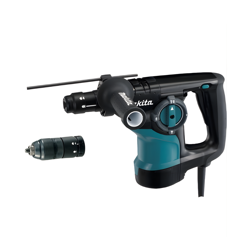 Makita HR3012FCJ-30mm Combination Hammer SDS-PLUS Quick Change Drill Chuck