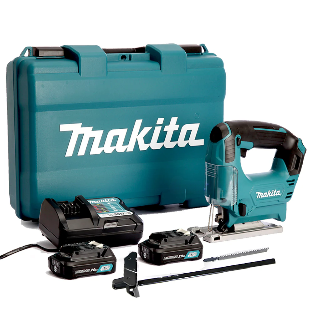 Makita JV101DWYE Cordless Top Handle Jigsaw 12V Max CXT Li-Ion Kit Set
