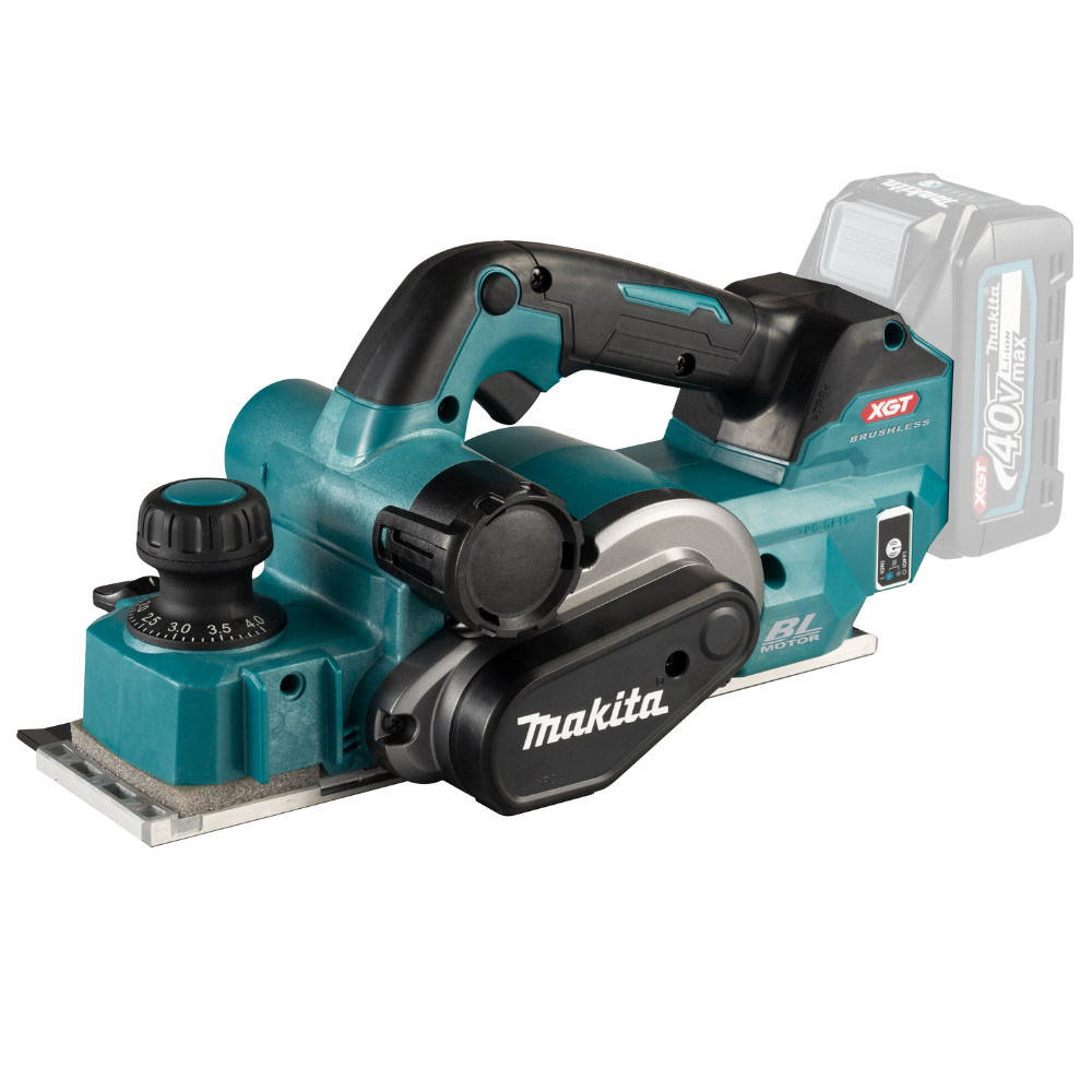 Makita KP001GZ Cordless Brushless Planer 82mm (3-1/4″) 40V Max XGT AWS (Bare Tool)