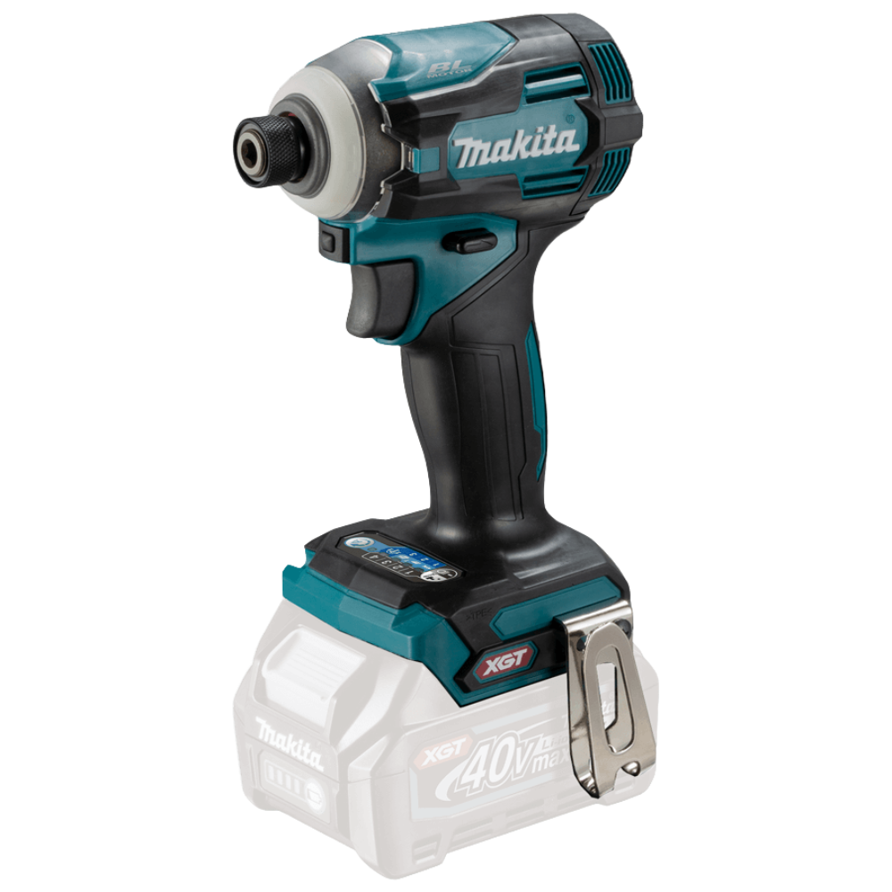 Makita 6.35mm (1/4″) 220 N·m (1,950 in.lbs.) Cordless Impact Driver 40Vmax XGT™ Li-ion [Bare Tool] TD001GZ