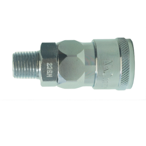 NKC NL Series Quick Connect Male Thread Stainless Steel Coupler Socket Model SM Made in Japan