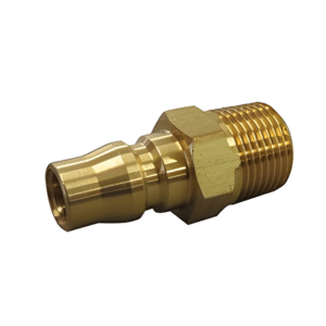 NKC NL Series Quick Connect Male Thread Brass Coupler Plug Model PM Made in Japan