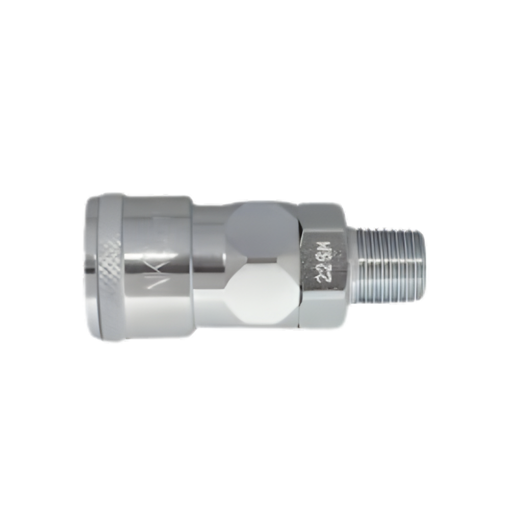 NKC NL Series Quick Connect Male Thread Steel Coupler Socket Model SM Made in Japan