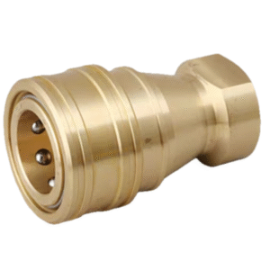 NKC KS Series Double Shut-off Quick Connect Female Thread Brass Coupler Socket Made in Japan