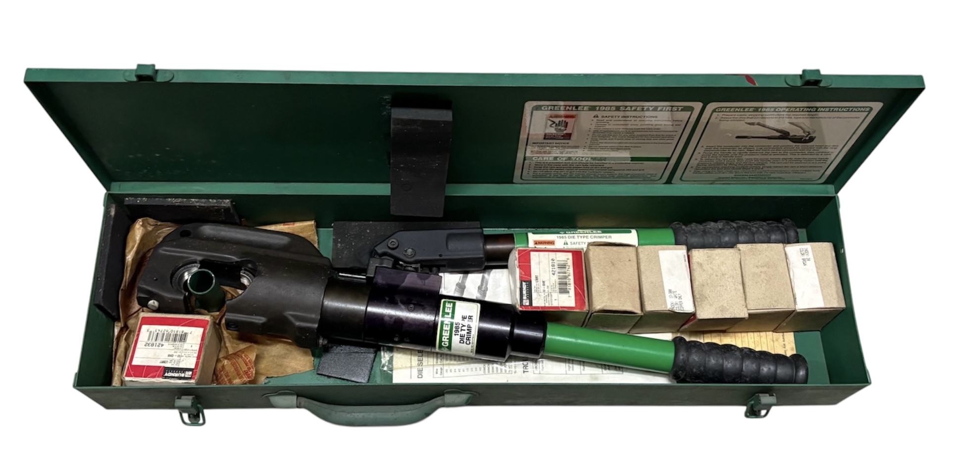 Greenlee Hydraulic Hand Crimper 1985 Made in USA