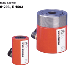 Power Team RH Series Center Hole Single Acting Hydraulic Cylinder Made in U.S.A.
