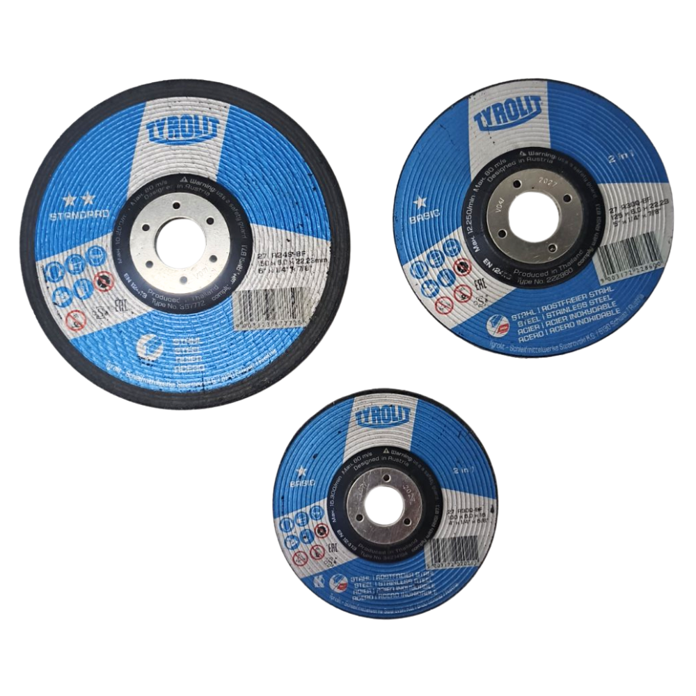 Tyrolit BASIC 2 in 1 Rough Grinding Wheels A30Q-BF Made in Thailand