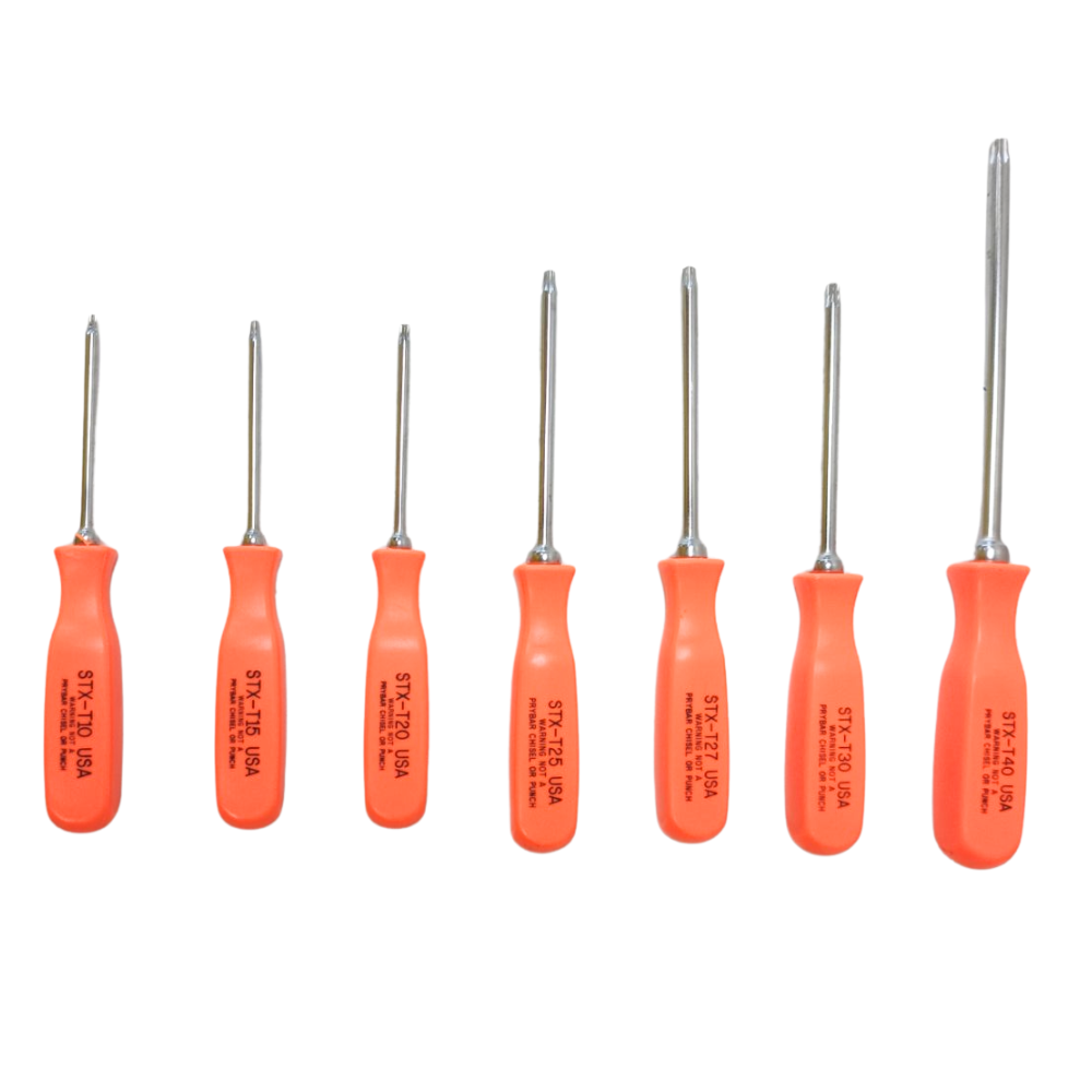 Williams 7pcs. Torx Screwdriver Set T10 - T40 Model: 100P-7T