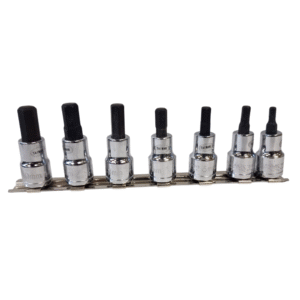 Williams 7pcs. Hex Bit Socket Set on Clip Rail 31904