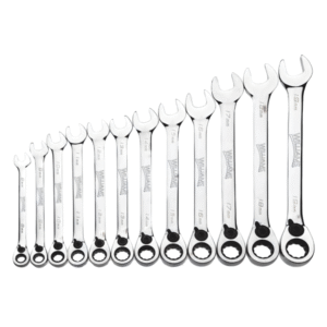 Williams 8mm-19mm Ratcheting Combination Wrench Set (12pcs) MWS-12RC