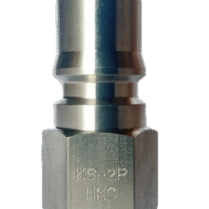 NKC KS Series Double Shut-Off Quick Connect Female Thread Stainless Steel Coupler Plug Made in Japan