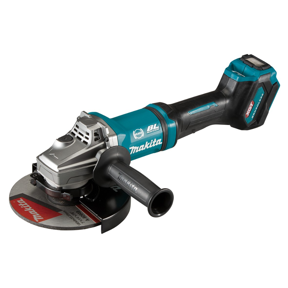 Makita GA037GZ Cordless Brushless Angle Grinder, Large Trigger 180mm (7″) Switch 40Vmax XGT™ Li-ion