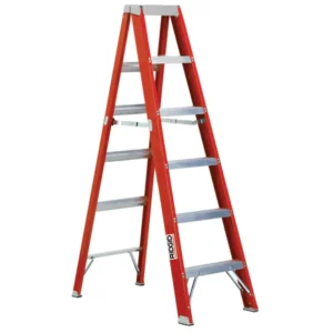 Ridgid Fiberglass A-Frame Step Ladder 300lbs. Capacity Made in USA
