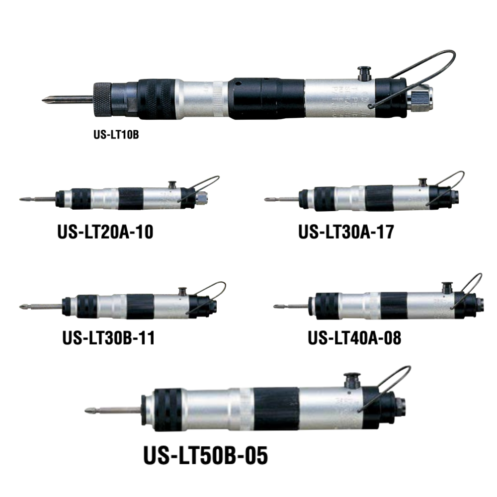 Uryu US-LT Series Standard Torque Control Pneumatic Screwdrivers Made in Japan