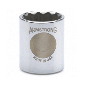 Armstrong 1/2 Dr. Socket 12pts. Made in U.S.A.