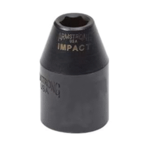 Armstrong 1" Dr. Impact Socket 6pts. in Inches Made in U.S.A.