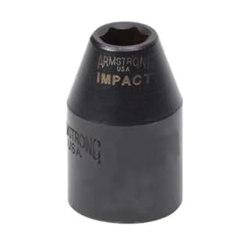 Armstrong 1" Dr. Impact Socket 6pts. in Inches Made in U.S.A.