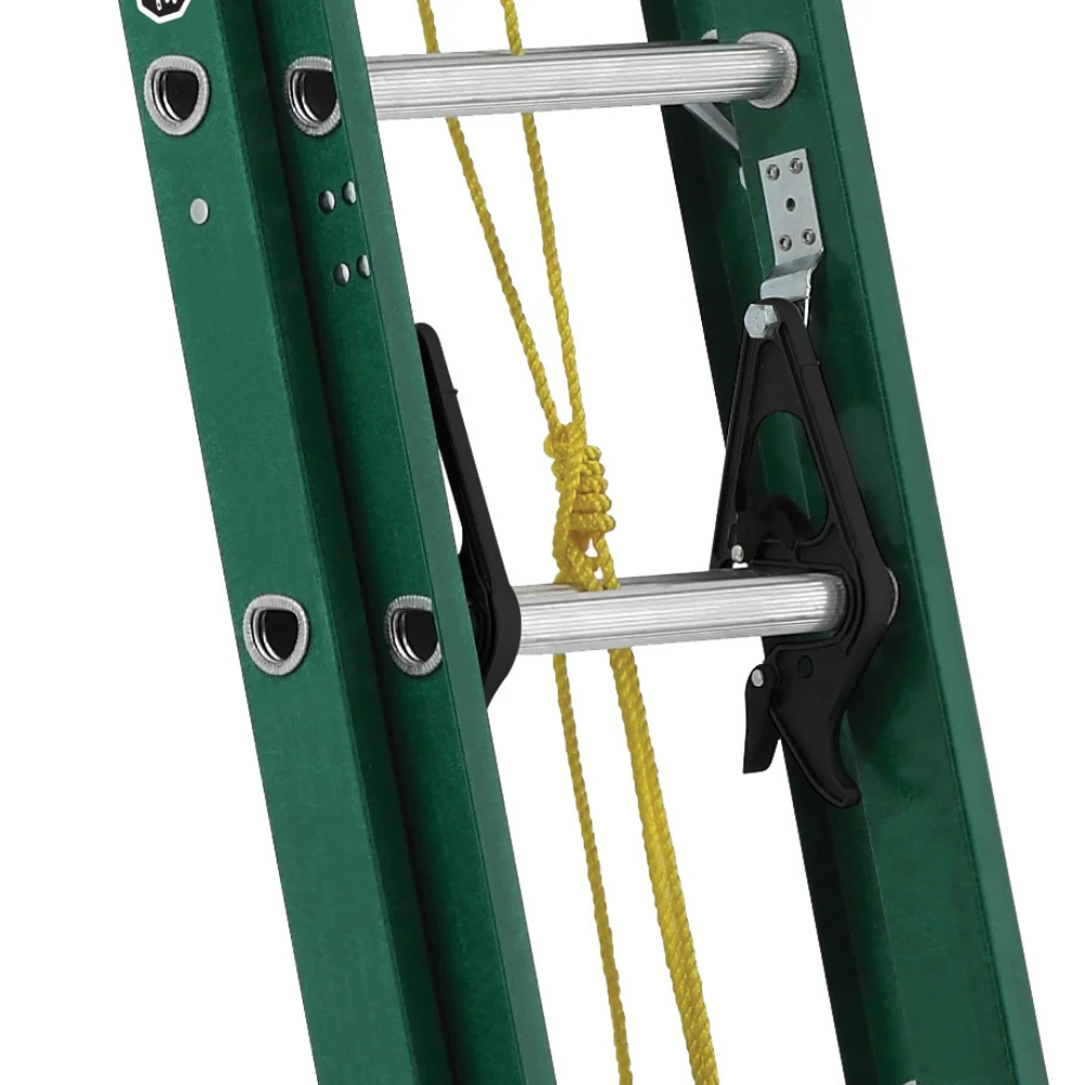 Louisville FE0600 Series Fiberglass Extension Ladder 225lbs. Made in ...