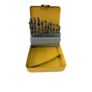 25pcs. Krupp Chrome Finish H.S.S. Jobber Drill Bit Set 1 to 13mm
