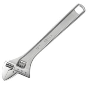 Baum Chrome Vanadium Steel Adjustable Wrench