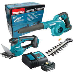 Makita DLX2494S Cordless Blower & Cordless Grass Shear/Trimmer Combo Kit Set
