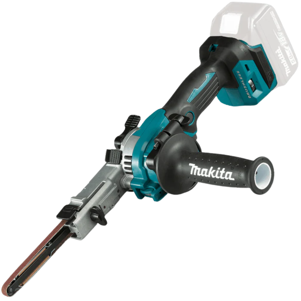 Makita DBS180Z – 9mm x 533mm (3/8″ x 21″) Variable Speed Belt Sander 18V LXT® Li-Ion [Bare Tool]